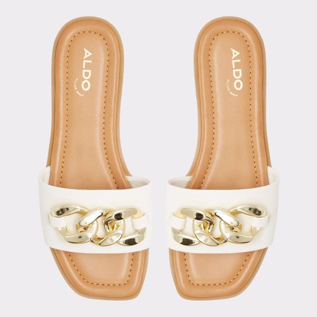 Ezie White Women's Flats | ALDO US Product Image