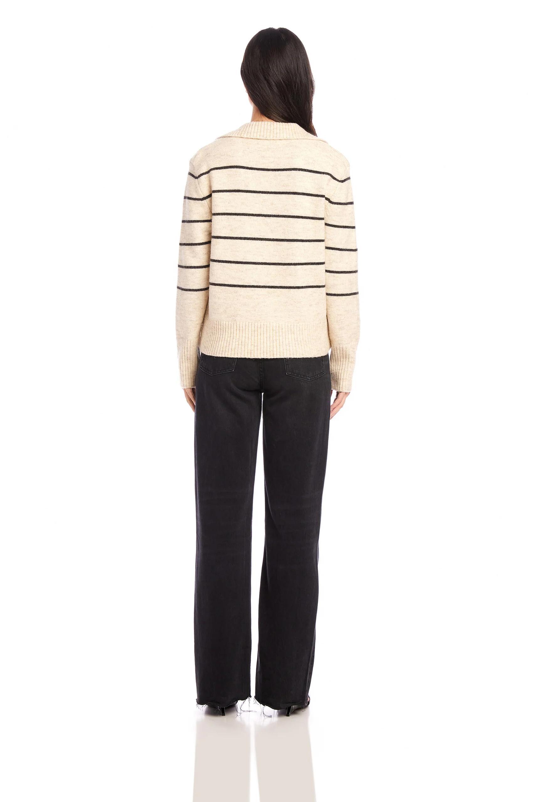 Lisa Stripe Sweater - Product Image