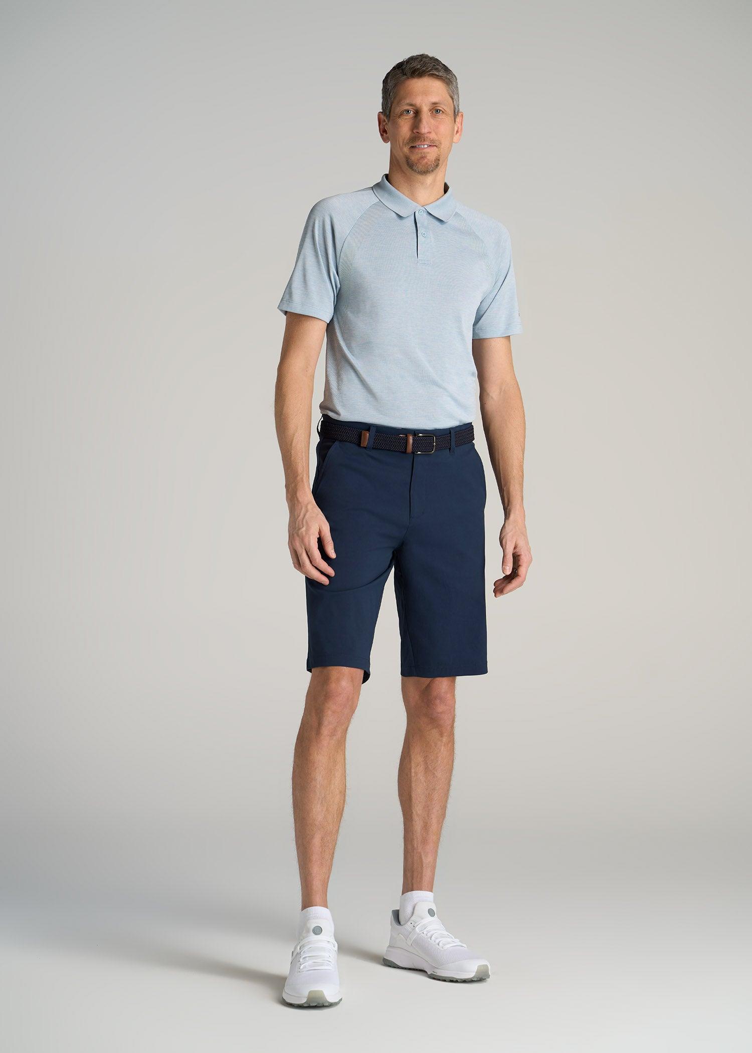 Traveler Chino Shorts for Tall Men in Marine Navy Product Image