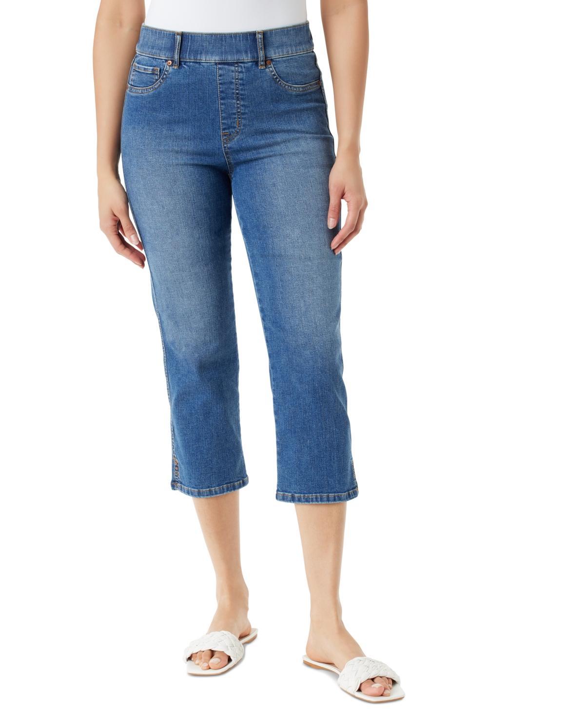 Gloria Vanderbilt Womens Shape Effect Pull-On Capri Jeans product image