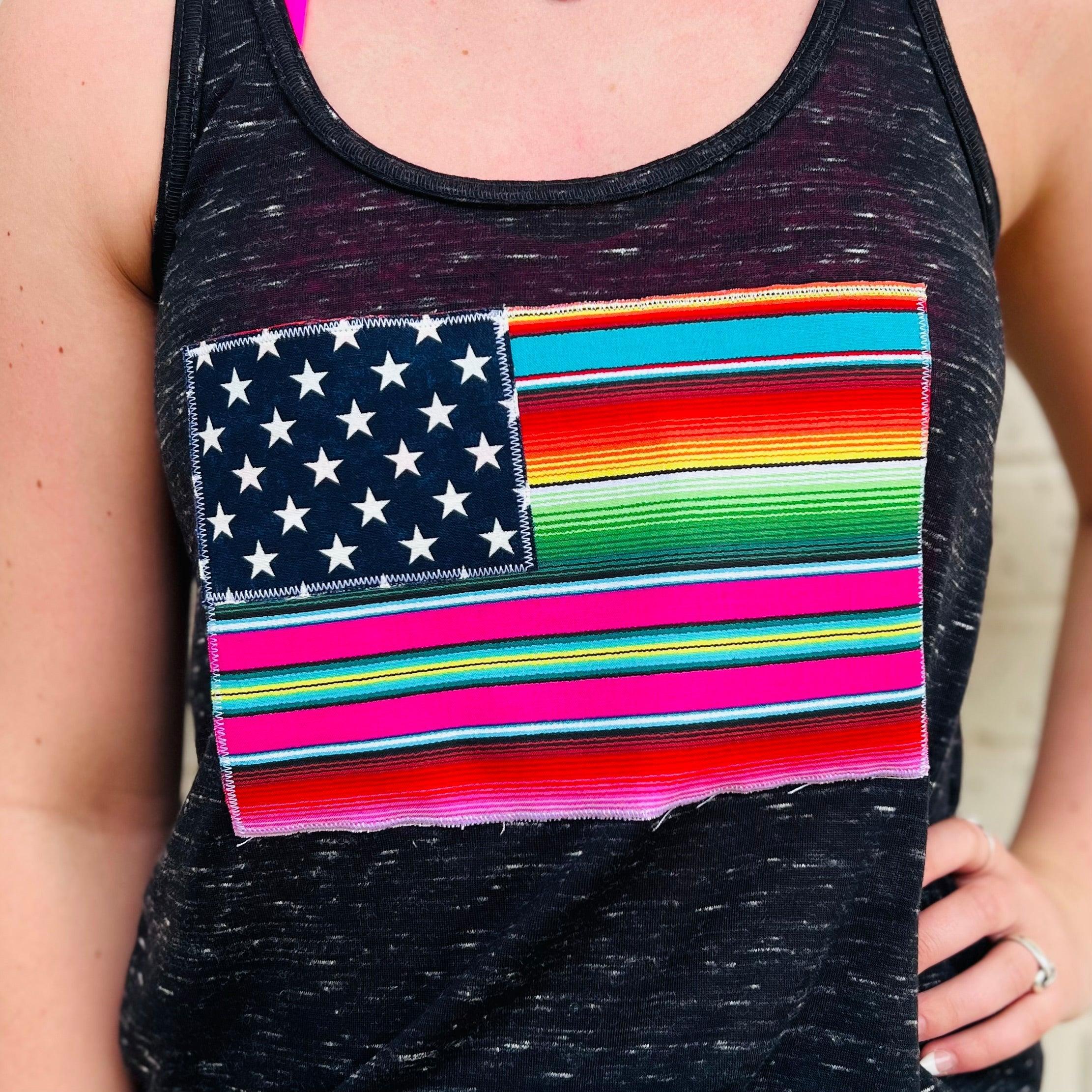 PLUS Brightly Patriotic Racer Back Tank* Product Image