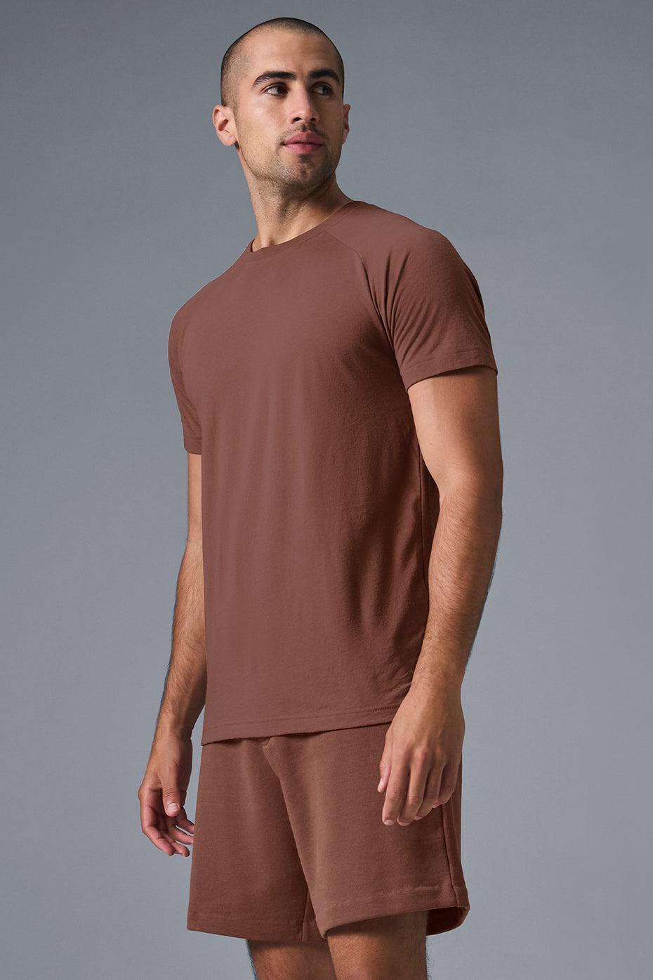 The Triumph Crew Neck Tee - Chestnut Male Product Image