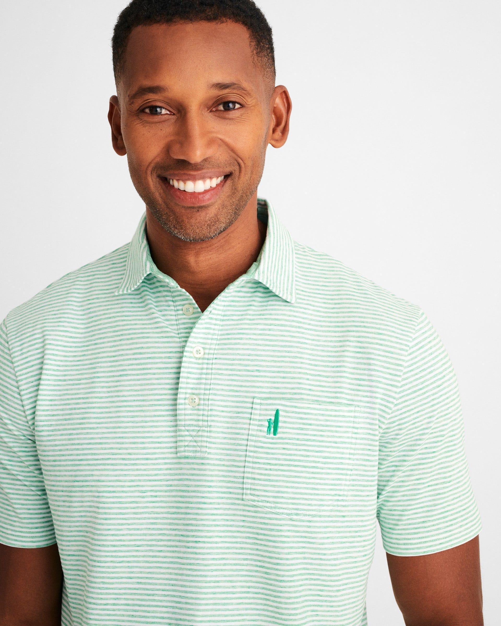 Original 4-Button Polo - Dante Stripe Male Product Image