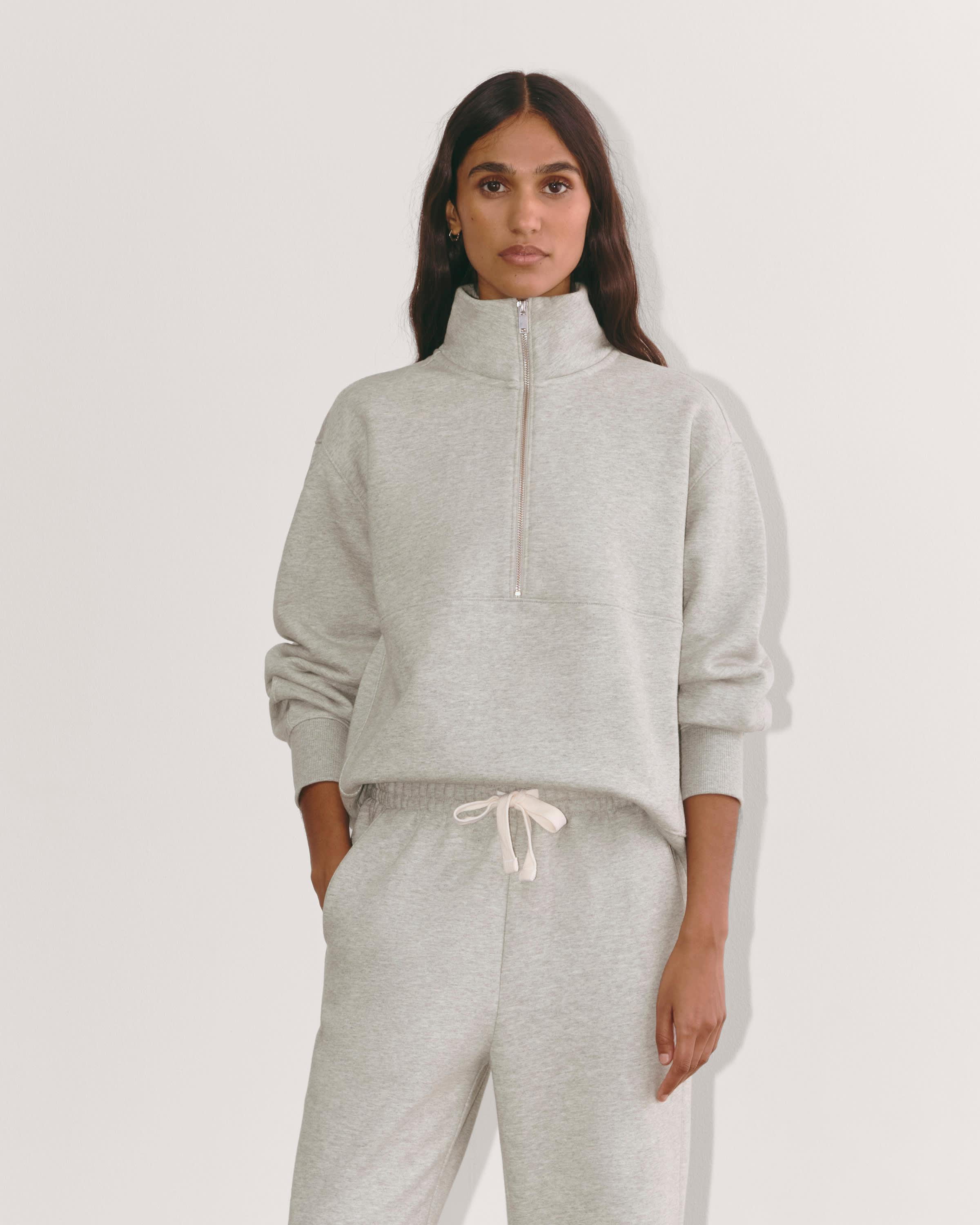 The Laid-Back Half-Zip Sweatshirt Product Image