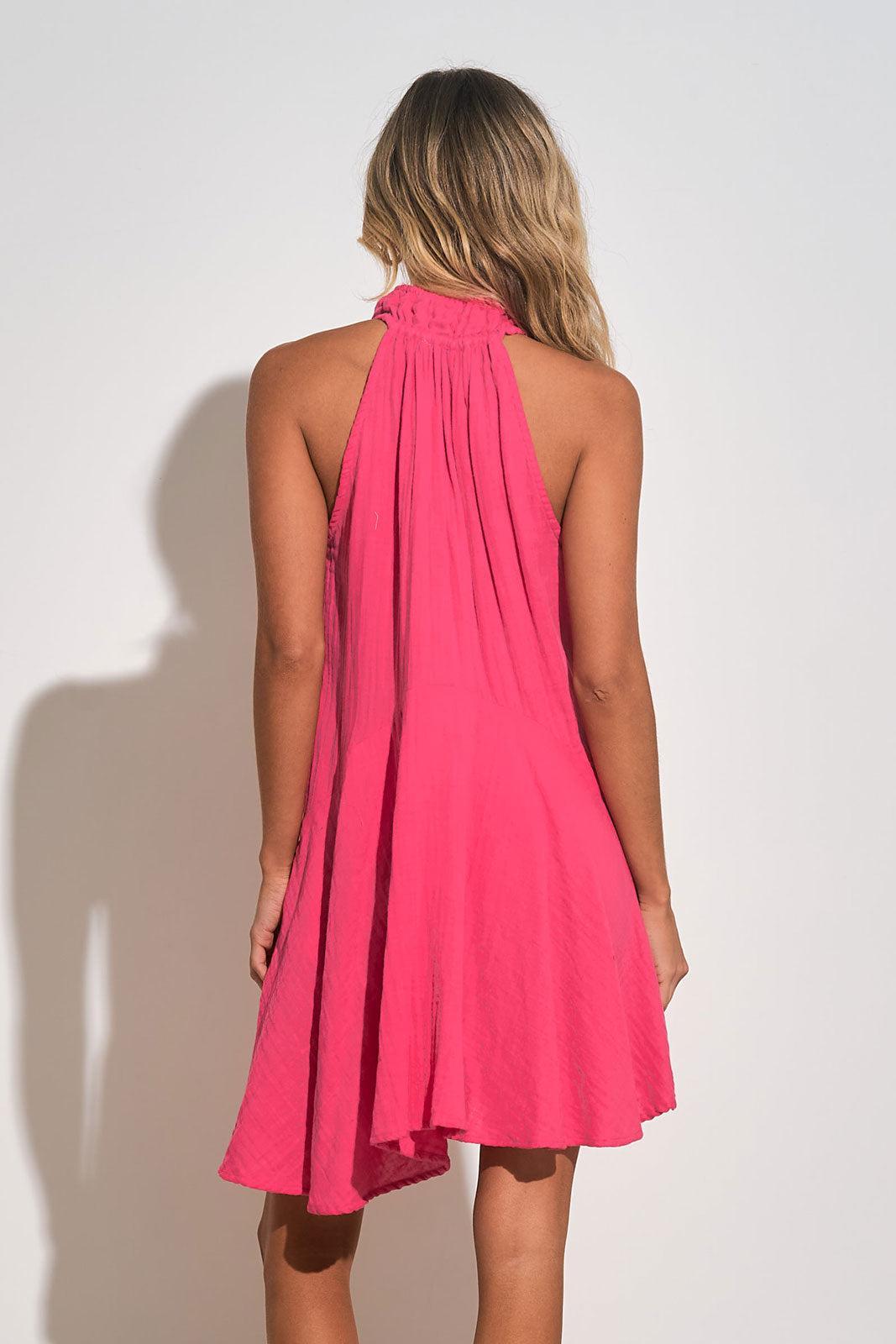 Cut In Halter Dress Product Image