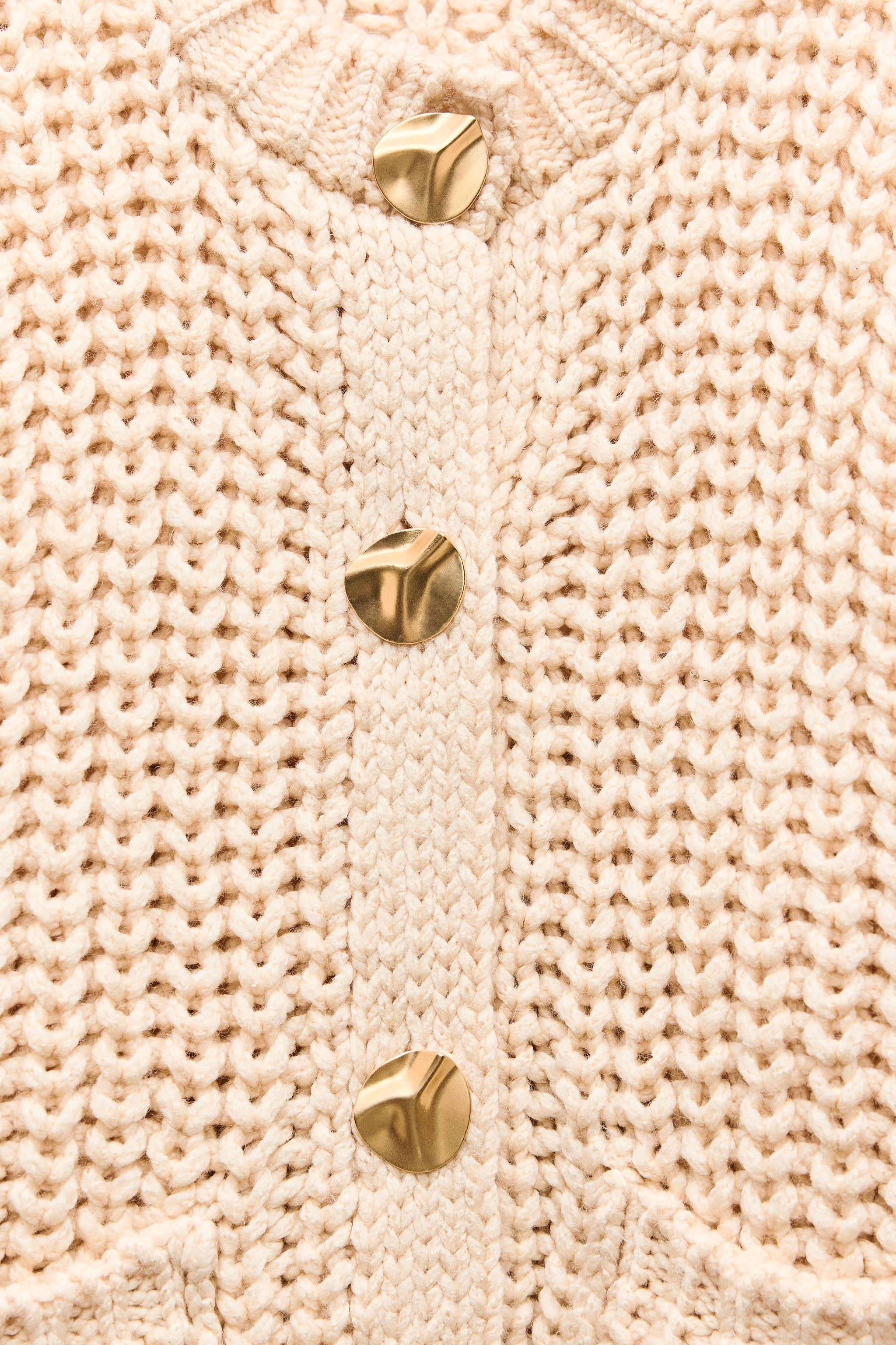 CHUNKY KNIT CARDIGAN Product Image