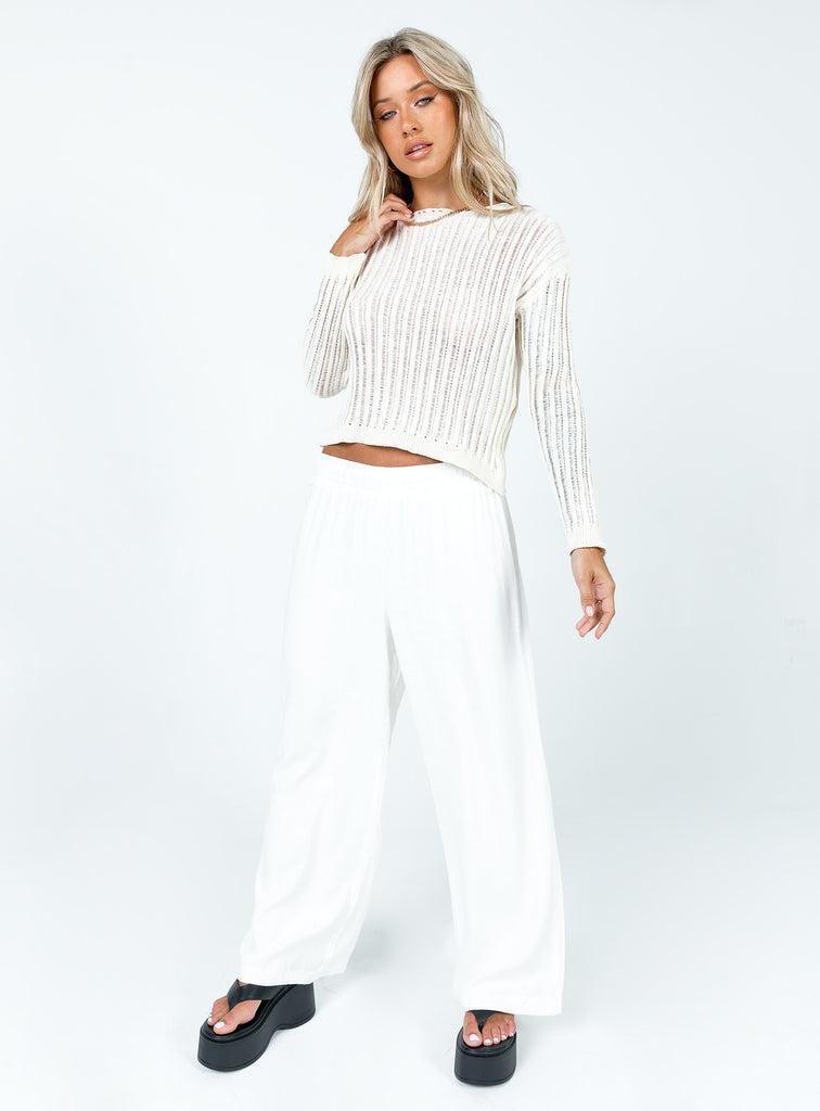 The Adrianna Sweater Cream Product Image