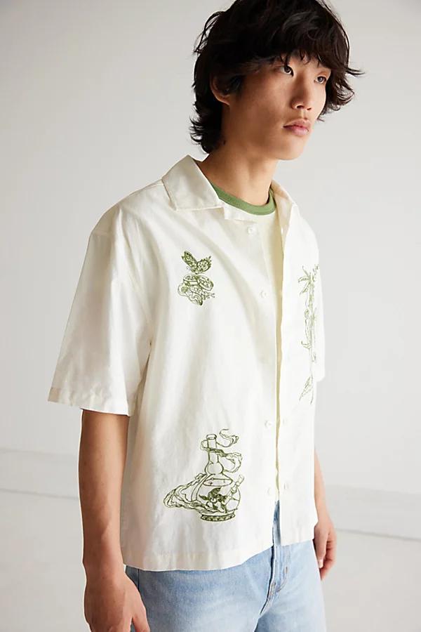 BDG Reefer Fairy Embroidered Shirt Top Mens at Urban Outfitters Product Image