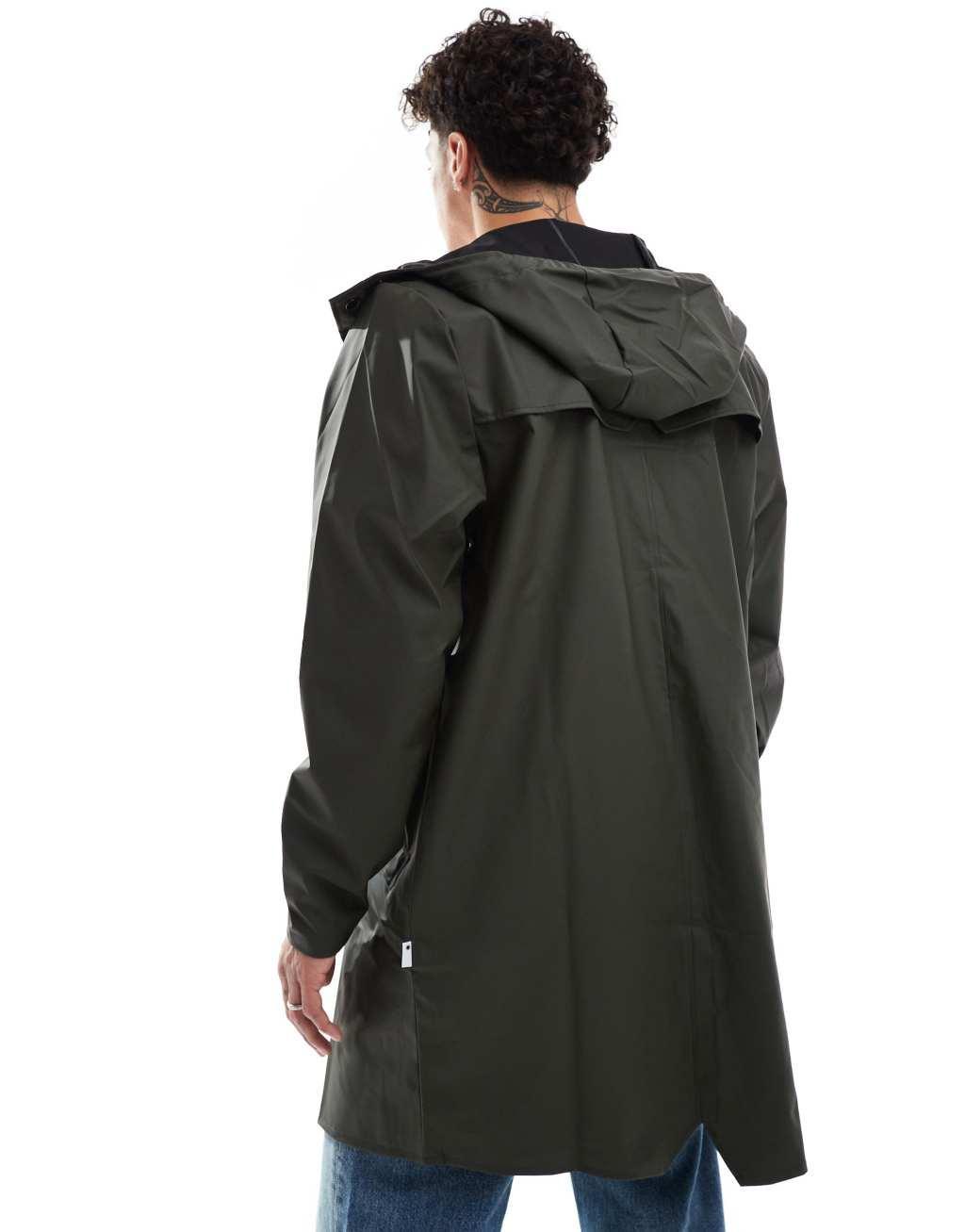 Rains 12020 unisex waterproof long jacket Product Image