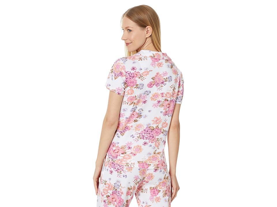 Karen Neuburger Petite Short Sleeve Girlfriend PJ (Blooming Bouquet) Women's Pajama Sets Product Image