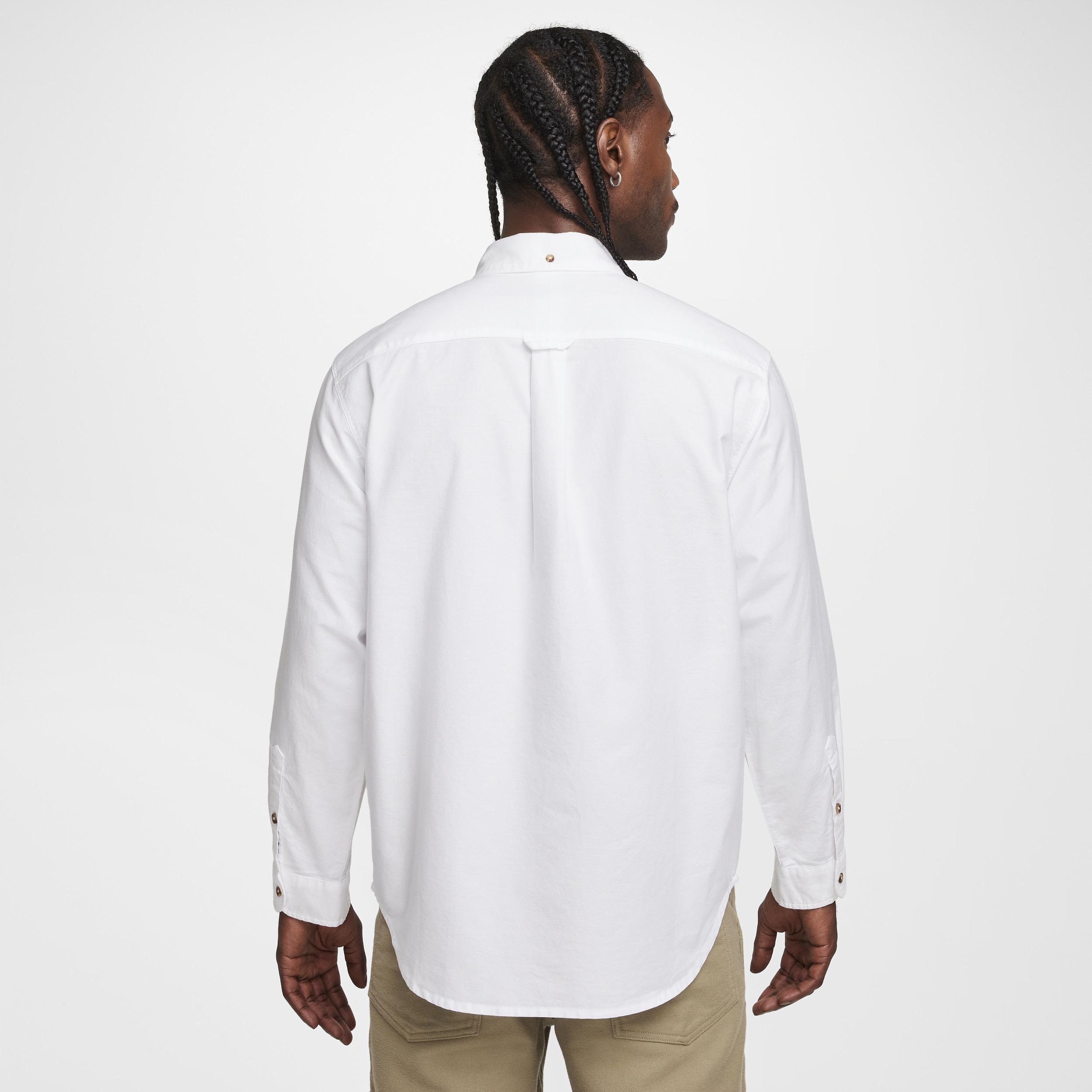 Nike Mens Life Long-Sleeve Oxford Button-Down Shirt Product Image