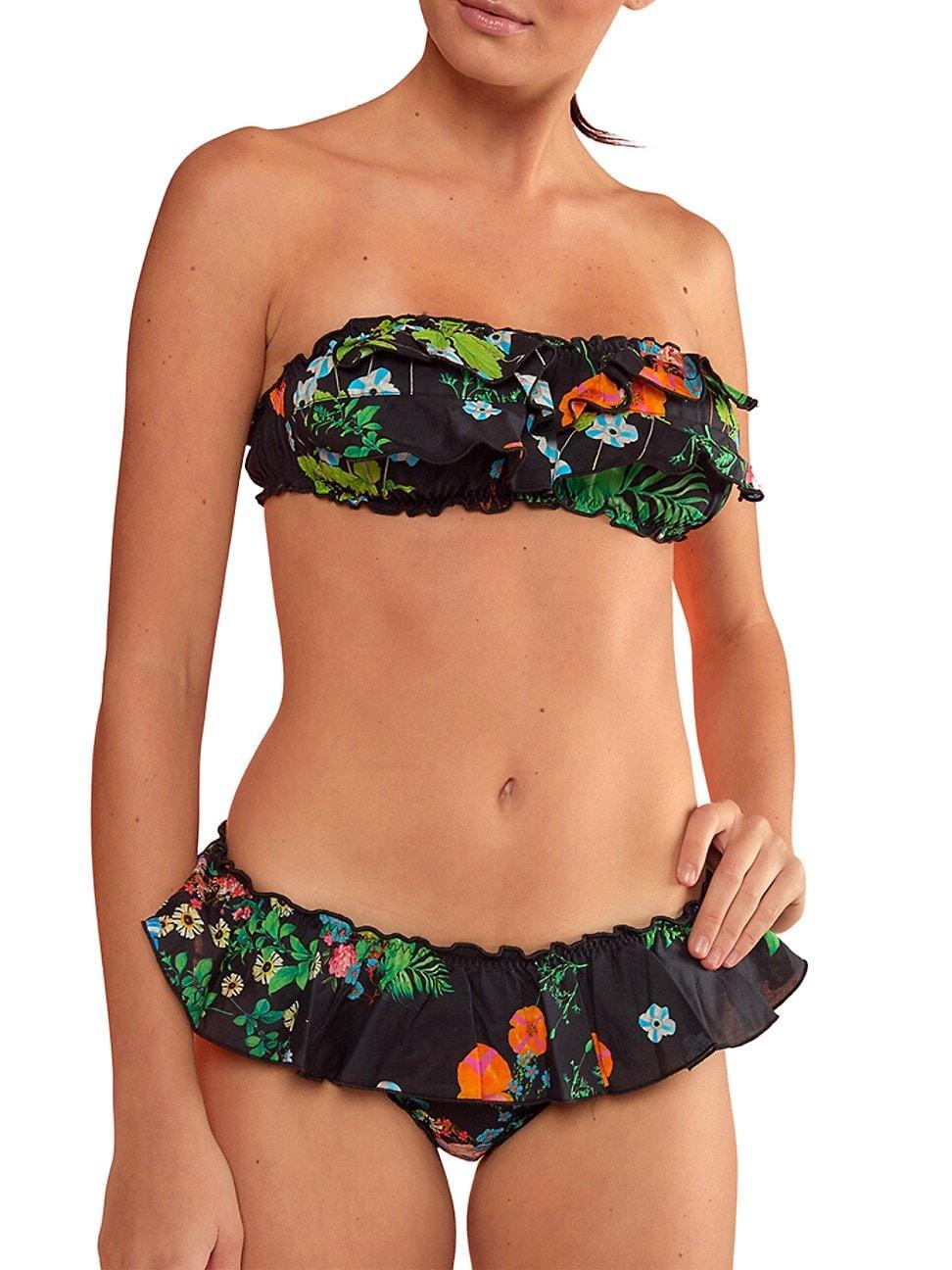 Womens Flirt Ruffle Bikini Bottom Product Image