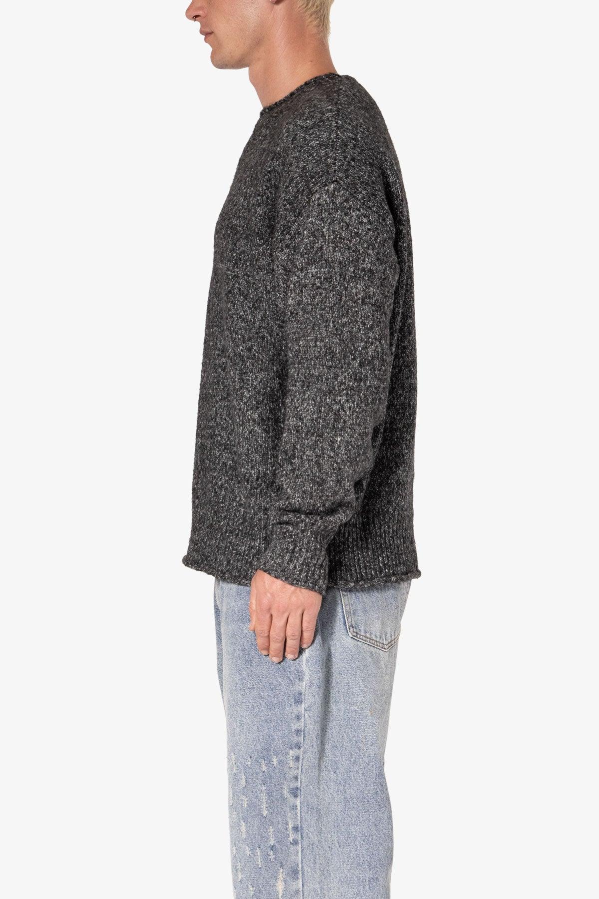 Grain Sweater - Black/Grey Product Image