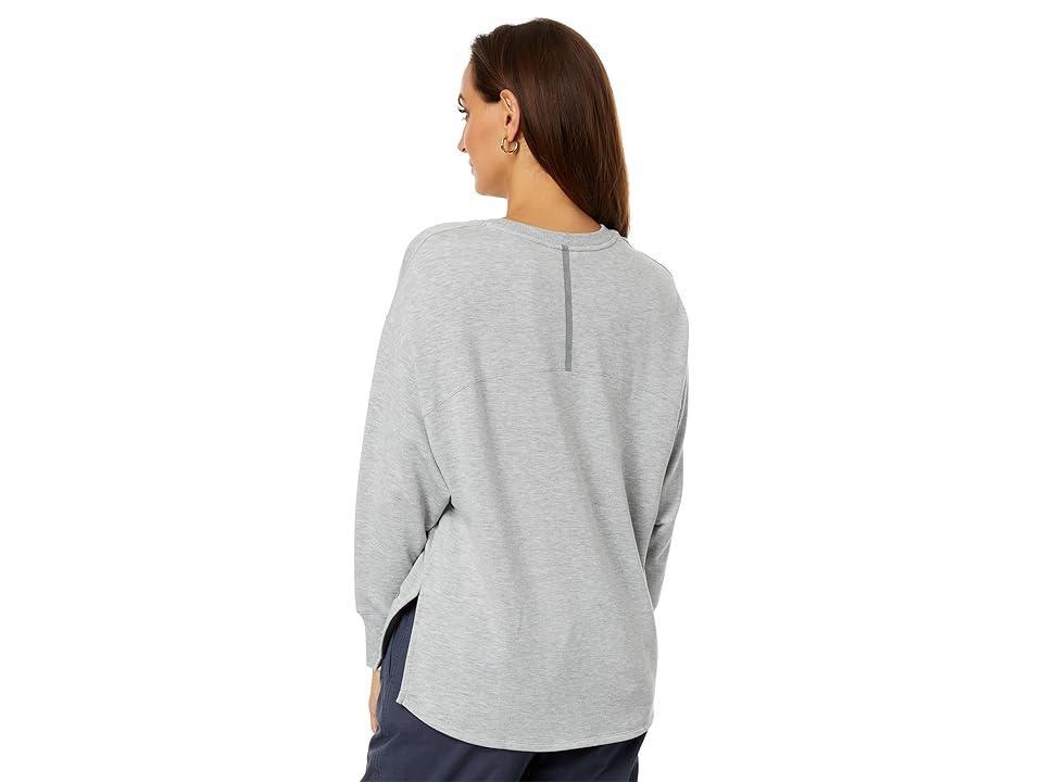 L.L.Bean SoftFlex Crew Neck Dolman Sleeve Pullover Heather) Women's Clothing Product Image