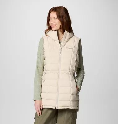 Columbia Womens Ardenwood Mid hooded Down Vest- Product Image