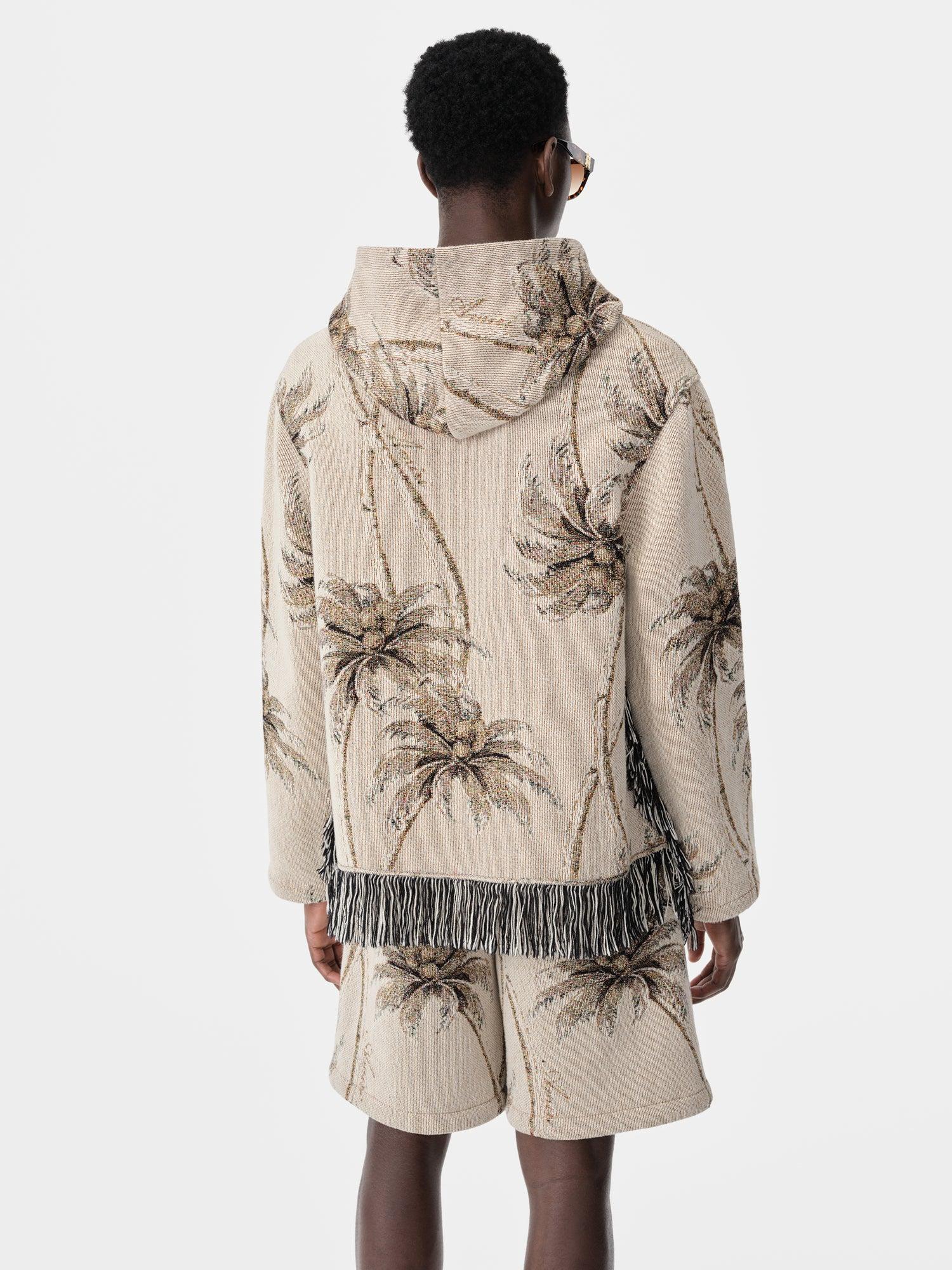 TWISTED PALMS TAPESTRY HOODIE - Alabaster Male Product Image