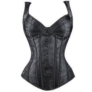 Faux Leather Bustier Top Product Image