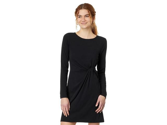 Lilly Pulitzer Lynn Long Sleeve Twist Dr (Onyx) Women's Dress Product Image