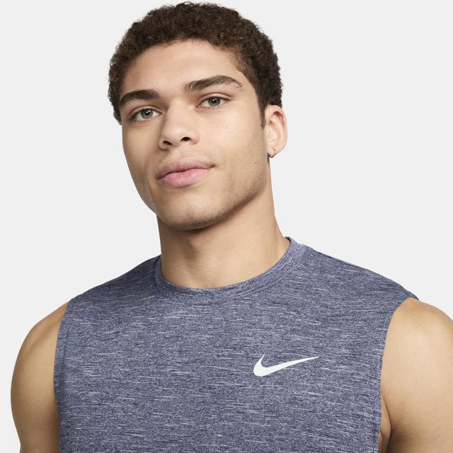 Nike Men's Heathered Sleeveless Hydroguard Swim Shirt Product Image