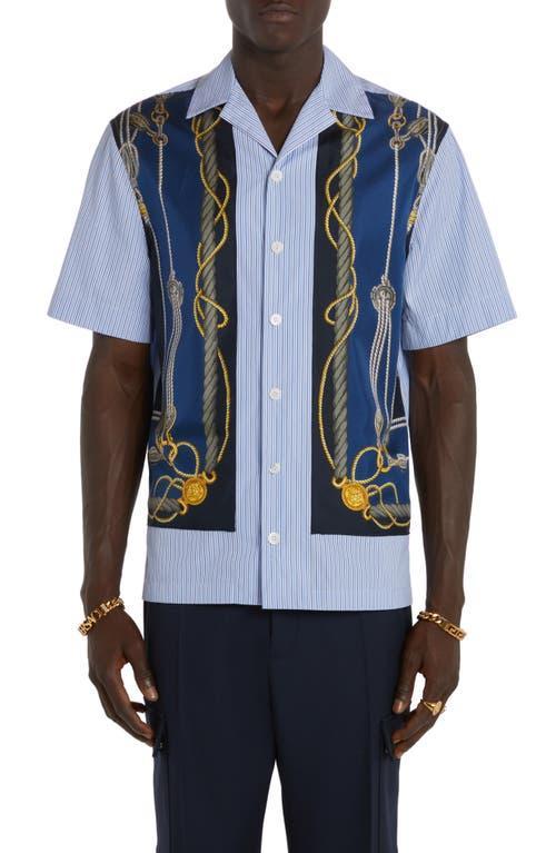 Mens Poplin & Silk Camp Shirt Product Image