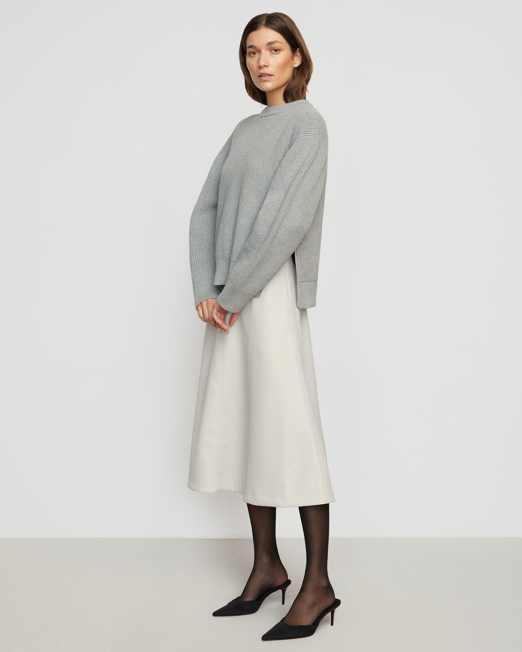 Tate Organic Cotton Side-Zip Sweater Product Image