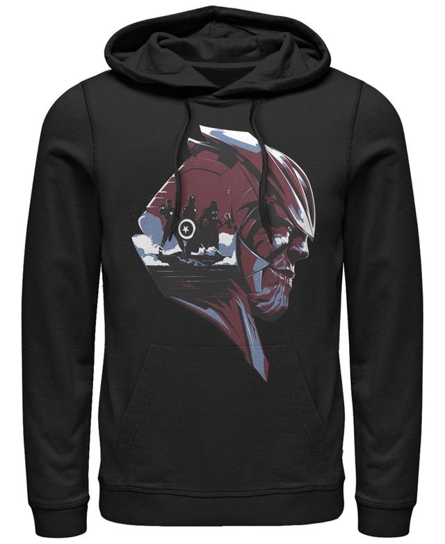 Marvel Mens Avengers Endgame Thanos Helmet Scene, Pullover Hoodie Product Image