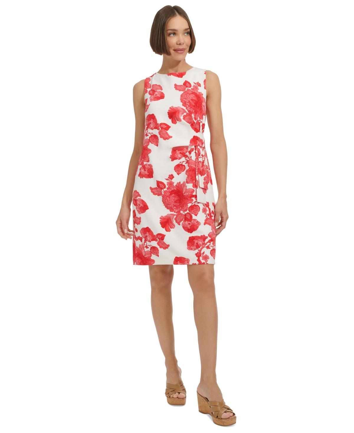 Tommy Hilfiger Sheath Dress (Sky Captain Multi) Women's Dress Product Image