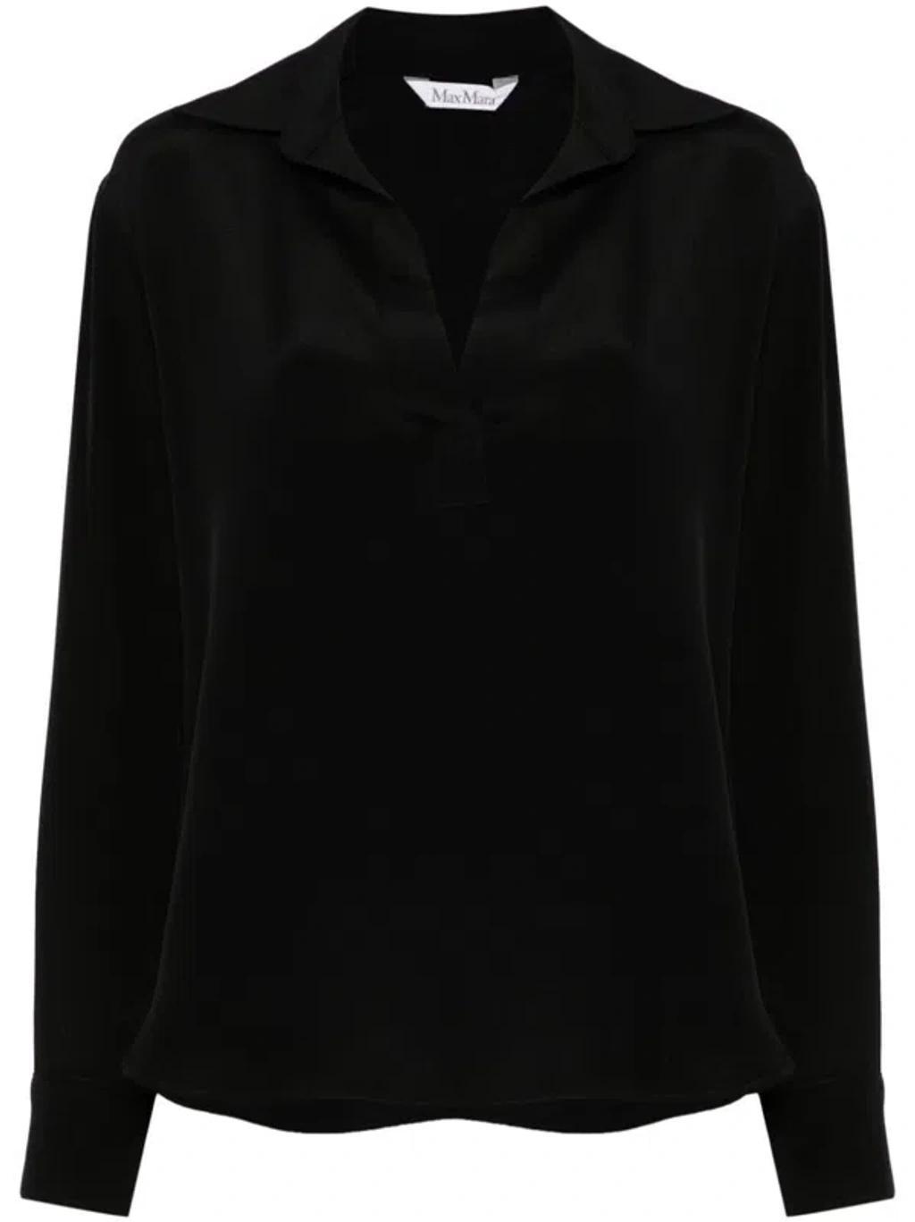 MAX MARA Zanzero Blouse In Black   Product Image