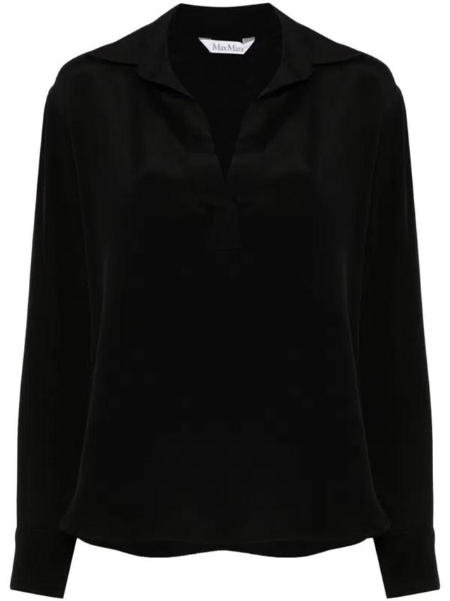 MAX MARA Zanzero Blouse In Black   Product Image