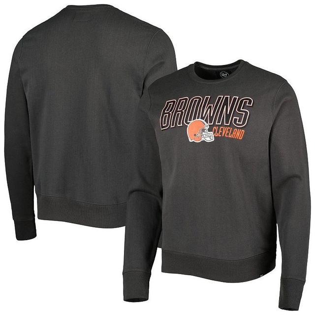 Mens 47 Charcoal Cleveland Browns Locked In Headline Pullover Sweatshirt Product Image