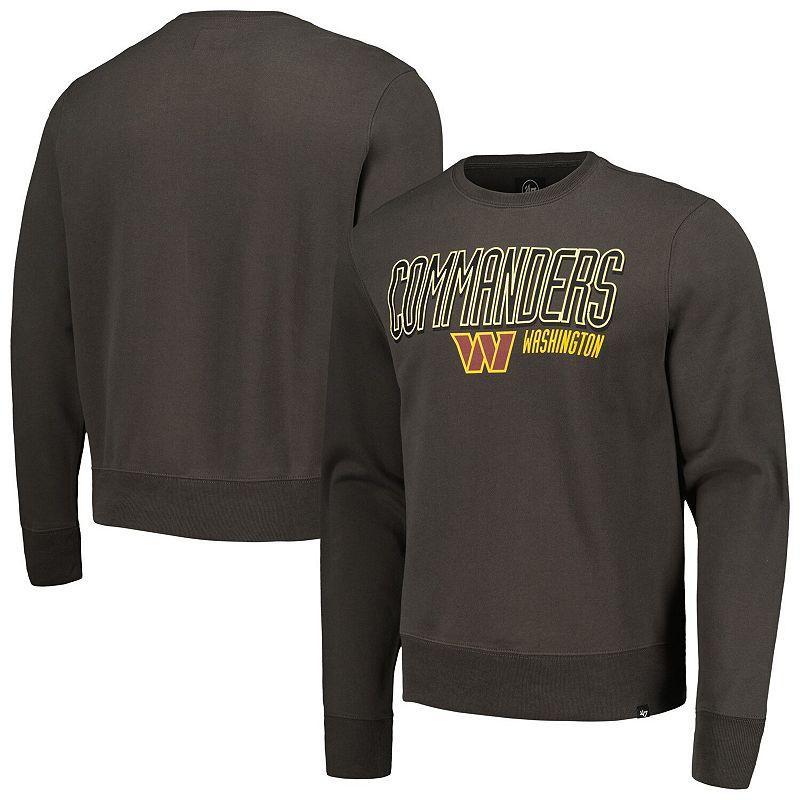 Mens 47 Charcoal Washington Commanders Locked In Headline Pullover Sweatshirt Product Image