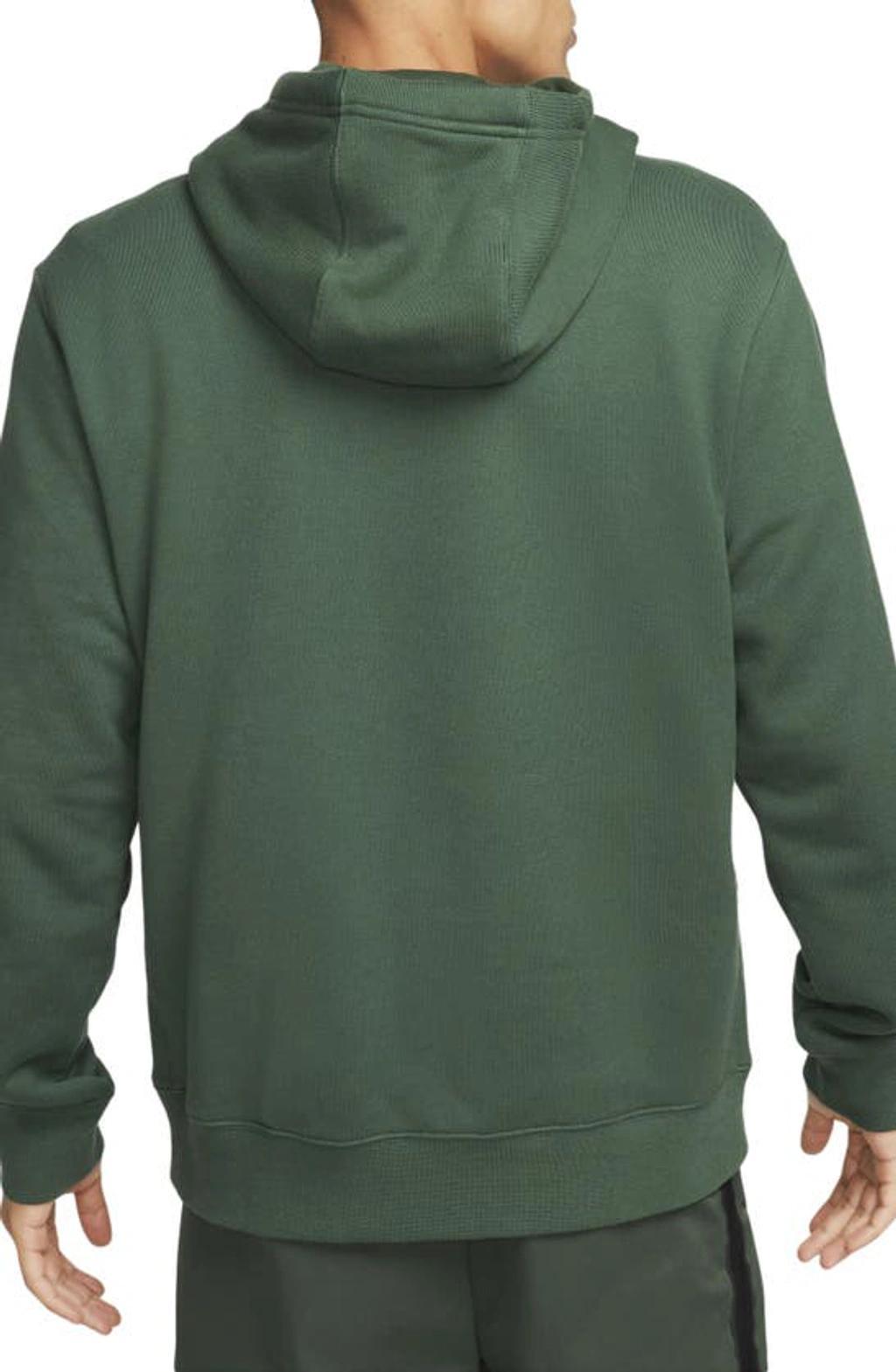 Men's Club Fleece French Terry Color-blocked Hoodie In Green Product Image