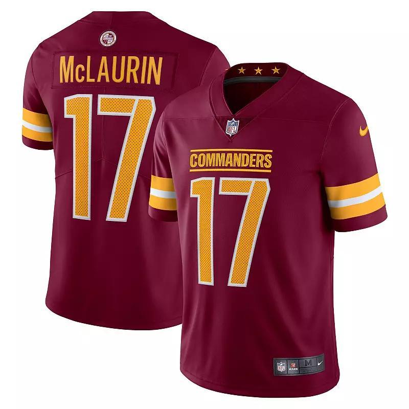 Mens Nike Terry McLaurin Burgundy Washington Commanders Vapor Limited Jersey Product Image