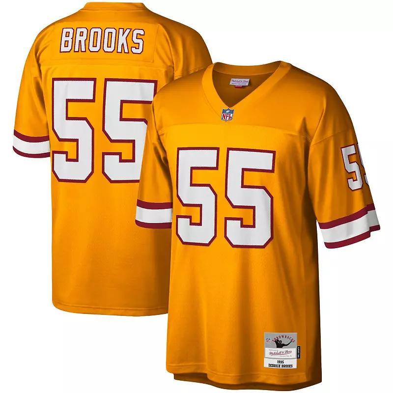 Mens Mitchell & Ness Derrick Brooks Tampa Bay Buccaneers Big & Tall 1995 Legacy Retired Player Jersey Product Image