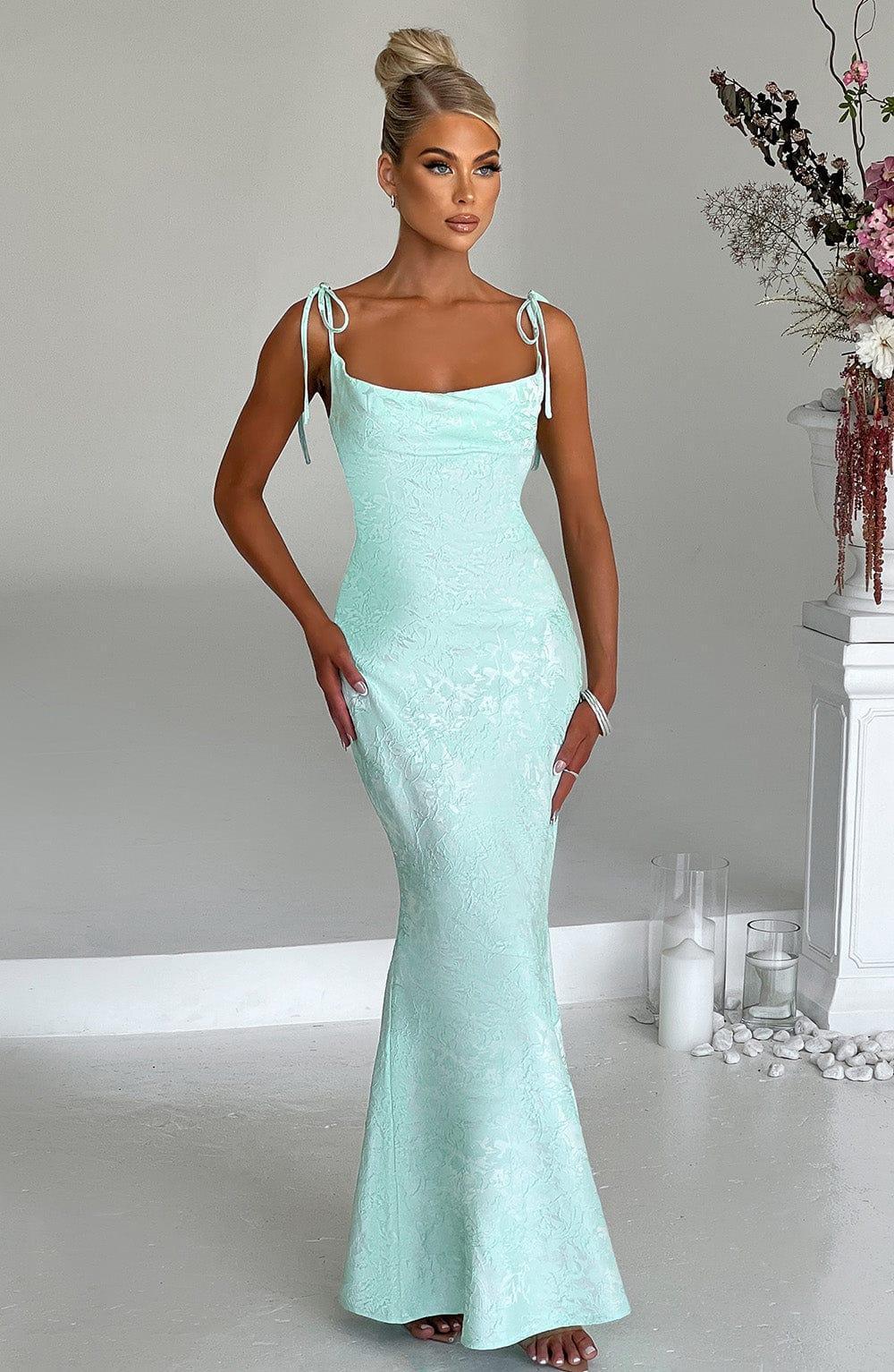 Whitney Maxi Dress - Mint Product Image