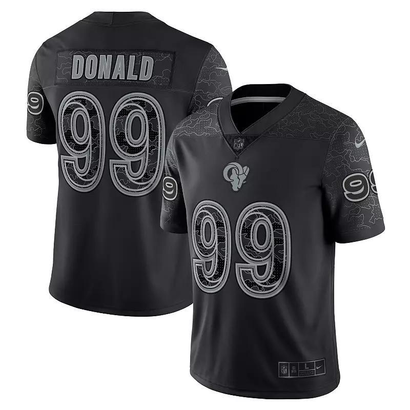 Mens Nike Aaron Donald Los Angeles Rams RFLCTV Limited Jersey Product Image