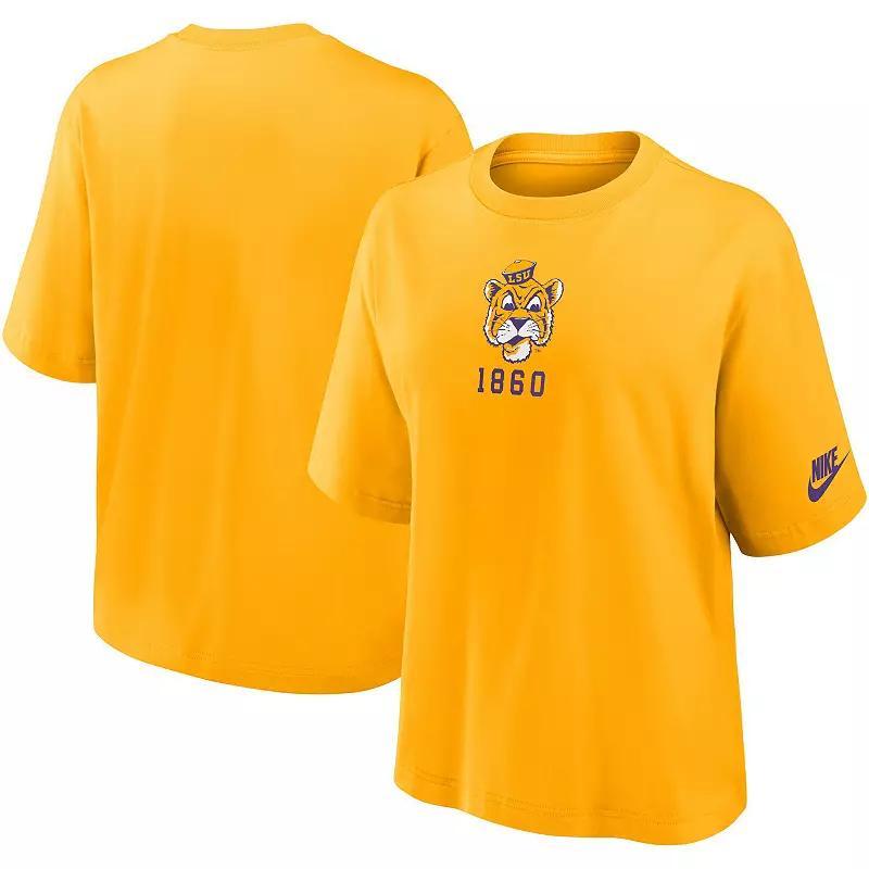 Womens Nike LSU Tigers Boxy Legacy Established T-Shirt Product Image