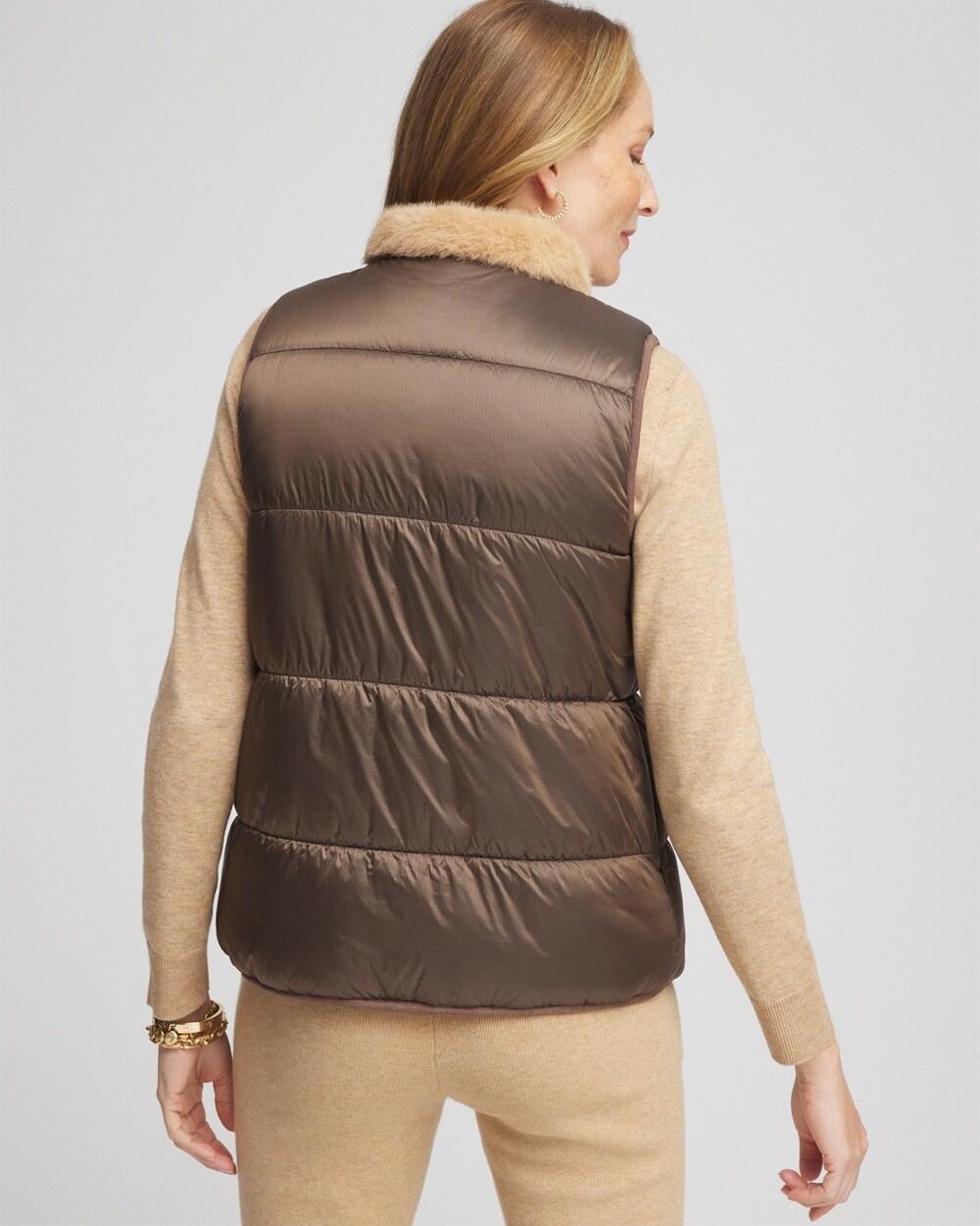 Zenergy® Reversible Faux-Fur Vest Product Image