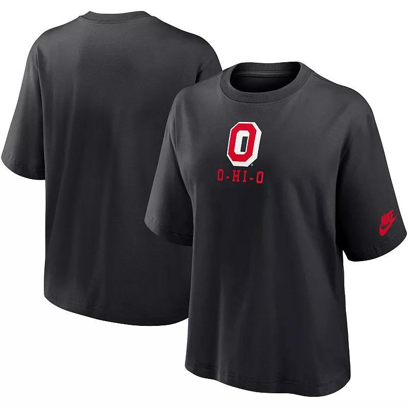 Womens Nike Ohio State Buckeyes Boxy Legacy Established T-Shirt Product Image