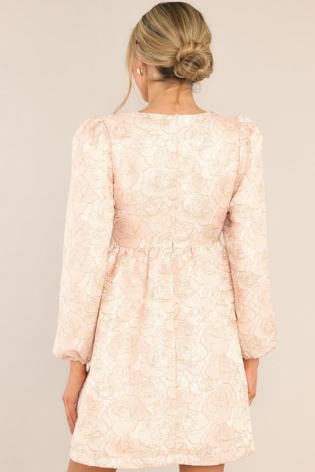 Help Me Find Love Peach Mini Dress Product Image