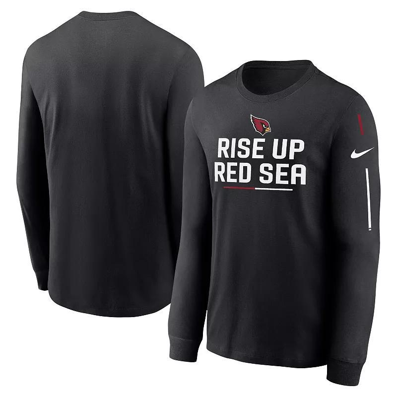 Mens Nike Red Tampa Bay Buccaneers Primary Logo Long Sleeve T-Shirt Product Image