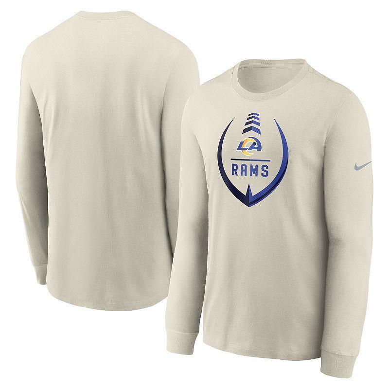 Mens Nike Bone Los Angeles Rams Icon Legend Long Sleeve Performance T-Shirt Product Image