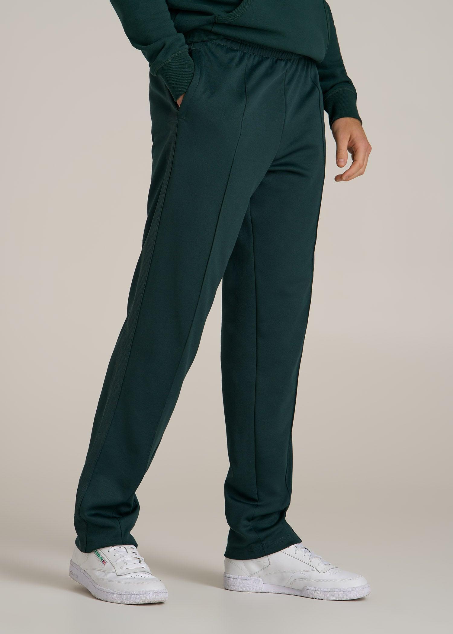 Tricot Extra-Long Track Pants for Tall Men in Emerald Male Product Image