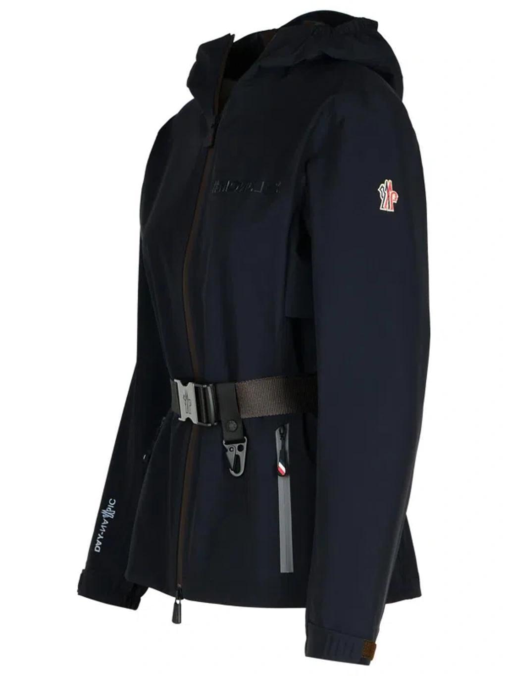 MONCLER Fex Black Nylon Blend Jacket Product Image