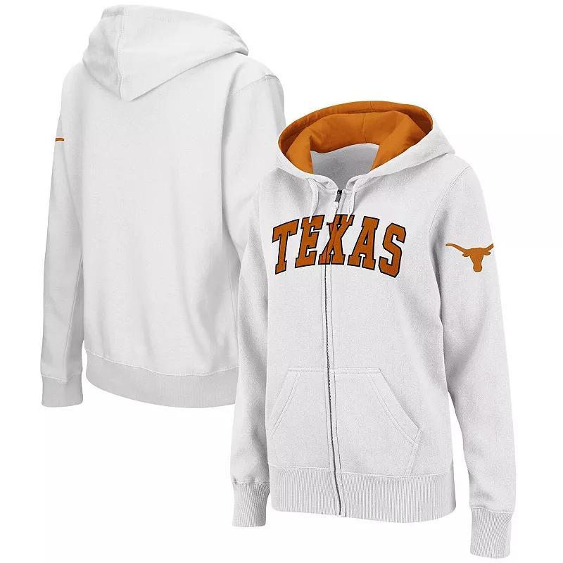 Womens Colosseum Texas Longhorns Arched Name Full-Zip Hoodie product image