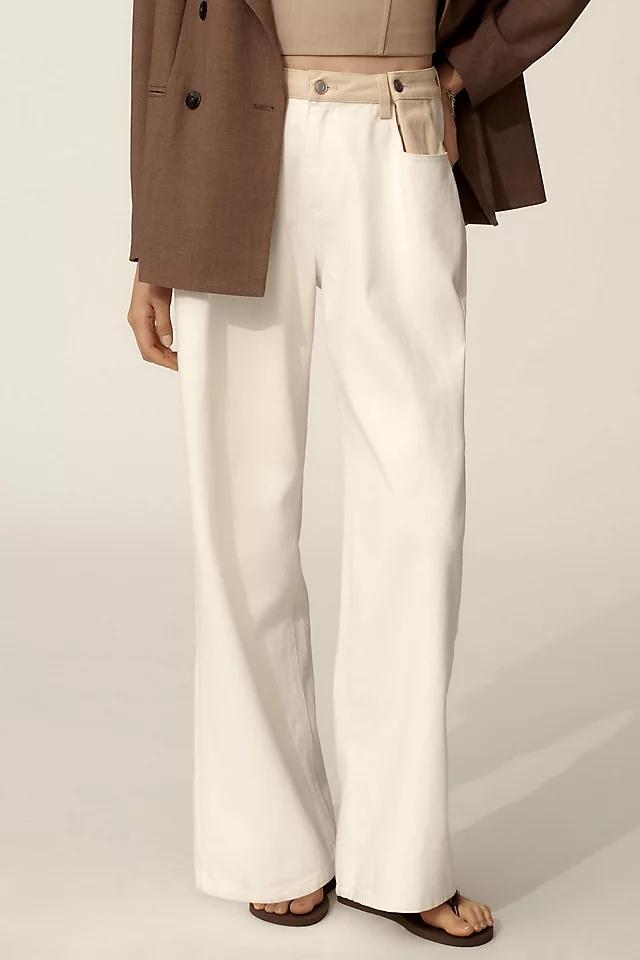 Moon River Two-Tone Pants Product Image