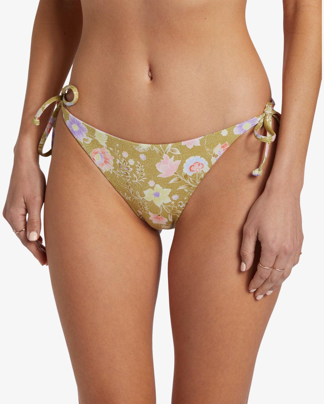 Feelin Peaceful Rev Tie Tropic Bikini Bottoms - Multi Female Product Image