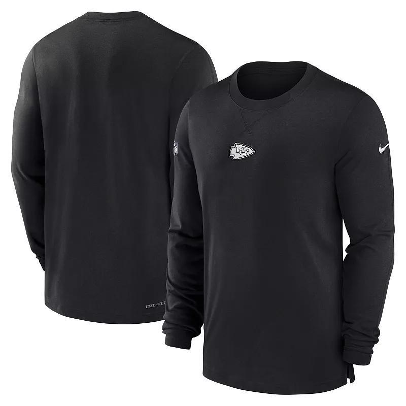 Mens Nike Kansas City Chiefs 2023 Sideline Performance Long Sleeve T-Shirt Product Image