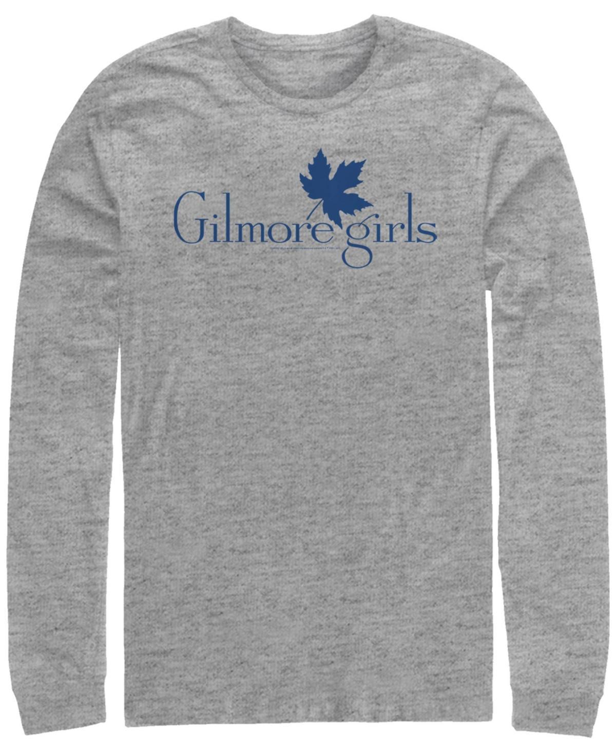 Mens Gilmore Girls Tv Leaf Logo Long Sleeve Crew T-shirt Product Image