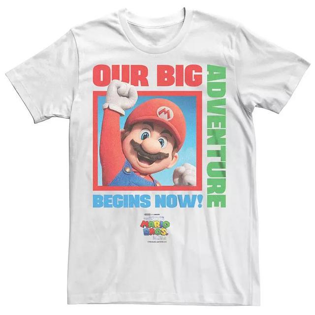 Mens The Super Mario Bros. Movie Boxed Big Adventure Graphic Tee Product Image